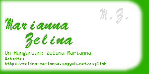 marianna zelina business card